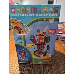 New Bright Stripes Dream Jar 2130 Jungle Tree House Magical Light Up World n Jar